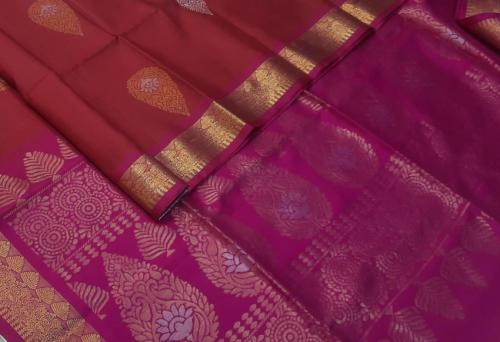 SOFT SILK SAREE WITH BLOUSE