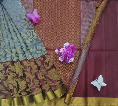 SOFT SILK SAREE WITH BLOUSE