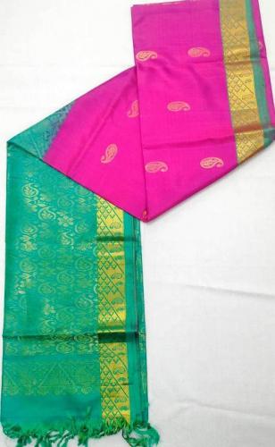 SOFT SILK SAREE WITH BLOUSE