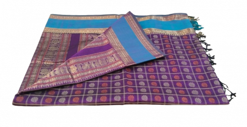 PMK 1000 BUTTA SILK COT SAREES