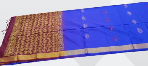 SOFT SILK SAREE WITH BLOUSE