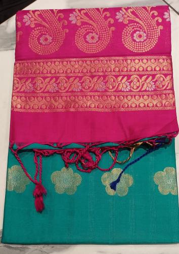 SOFT SILK SAREE WITH BLOUSE