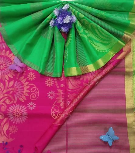 SOFT SILK SAREE WITH BLOUSE