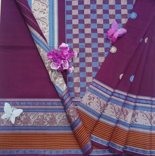 80S X 80S PMK COTSAREES WITH BLOUSE