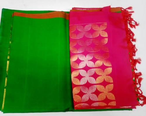 SOFT SILK SAREE WITH BLOUSE