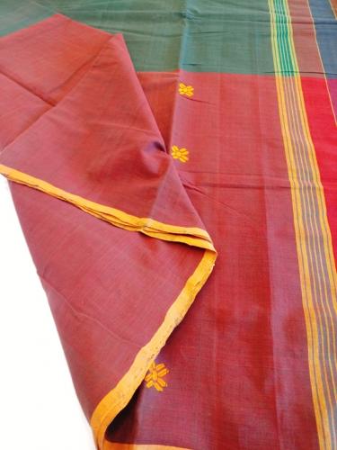 ARUPPUKOTTAI 60S COTTON SAREES WITH BLOUSE