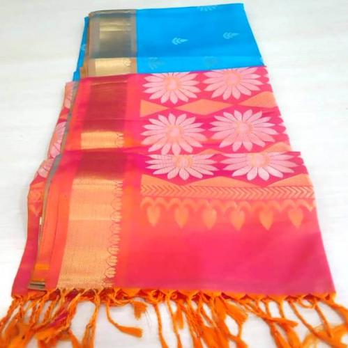 SOFT SILK SAREE WITH BLOUSE