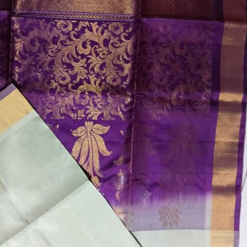 SOFT SILK SAREE WITH BLOUSE