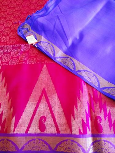 SOFT SILK SAREE WITH BLOUSE