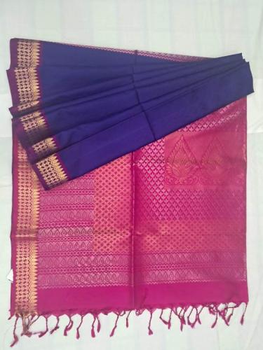 SOFT SILK SAREE WITH BLOUSE