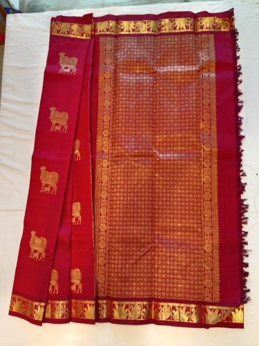 SAREES KPM SILK WITH BLOUSE