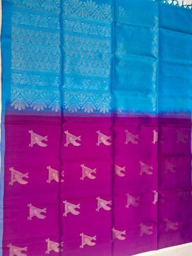 SOFT SILK SAREE WITH BLOUSE