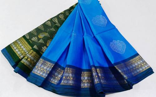 SOFT SILK SAREE WITH BLOUSE