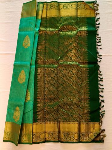 ARNI SILK HALF FINE ZARI SAREE WITH BLOUSE