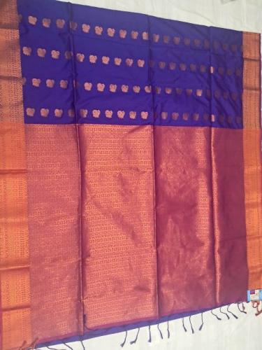 PL Polyester Big Butta Softee saree Jacquard