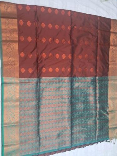 PL Polyester Big Butta Softee saree Jacquard