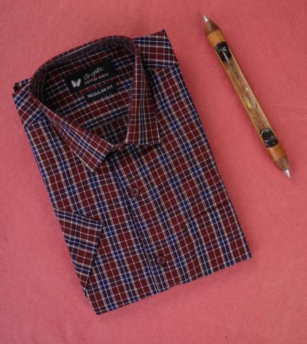 HANDLOOM READYMADE CHECK SHIRTS 42 HS