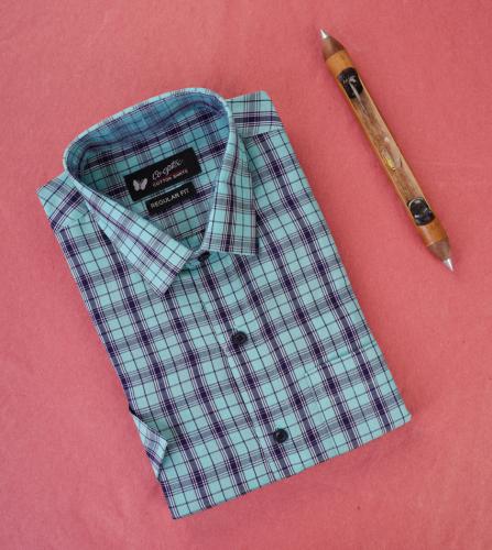 HANDLOOM READYMADE CHECK SHIRTS 40 HS