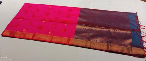 PL Polyester Big Butta Softee saree Jacquard