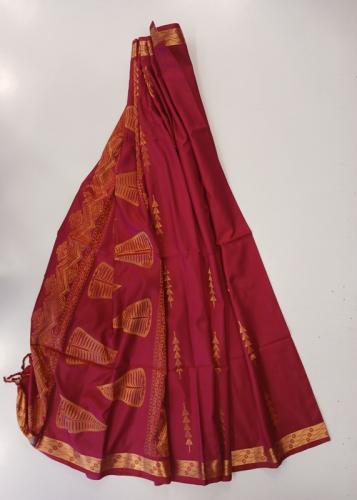 SOFT SILK SAREE WITH BLOUSE