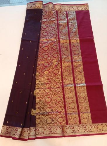 PMK BUMBERG COT SAREES WITH BLOUSE