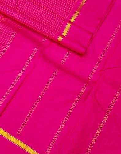 ARNI SILK HALF FINE ZARI SAREE WITH BLOUSE