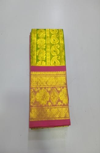 THIRUBHUVANAM HF ZARI SILK SAREE 550 MTS