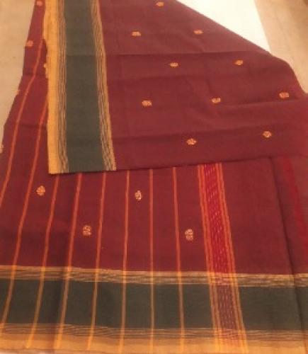 ARUPPUKOTTAI 60S COTTON SAREES WITH BLOUSE