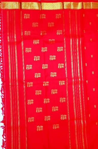 THIRUBHUVANAM PURE ZARI SILK SAREE 550MTS