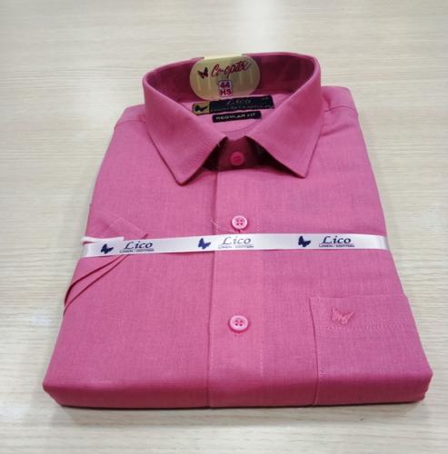 PL COTTON XLINEN DYED READYMADE SHIRT 44 HS