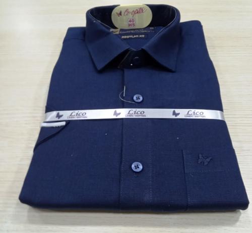 PL COTTON XLINEN DYED READYMADE SHIRT 40 HS