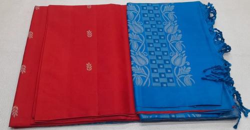 SOFT SILK SAREE WITH BLOUSE