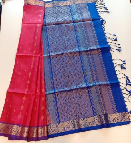 SOFT SILK SAREE WITH BLOUSE