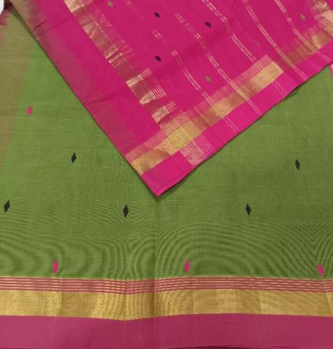 MANAMEDU COTTON SAREES WITH BLOUSE