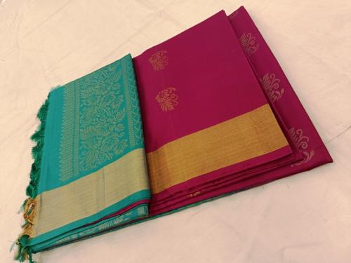 SOFT SILK SAREE WITH BLOUSE