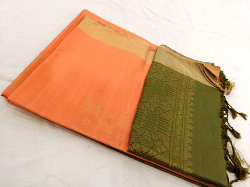 SOFT SILK SAREE WITH BLOUSE