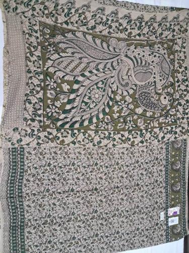 KALAMKARI PRINTED COTTON SAREE