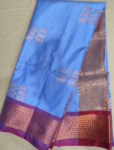 PL Polyester Big Butta Softee saree Jacquard