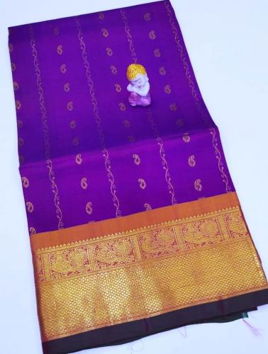 HF Zari Silk Pavadai 79 Cms x 230 Cms