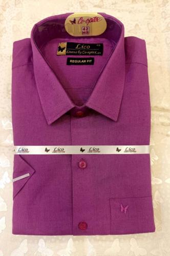 PL COTTONX LINEN DYED READYMADE SHIRT 42 HS
