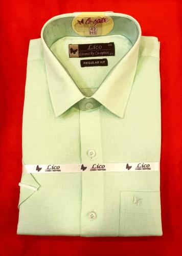 PL COTTONX LINEN DYED READYMADE SHIRT 42 HS
