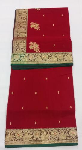 PMK BUMBERG COT SAREES WITH BLOUSE