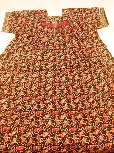 40S X 40S PL PRINTED COTTON NIGHTIES XXXL SIZE