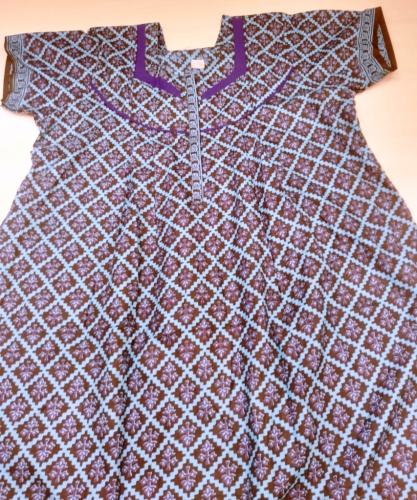40S X 40S PL PRINTED COTTON NIGHTIES XXL SIZE
