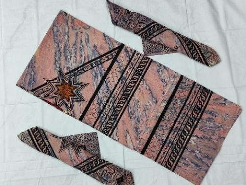 BEDSHEET MEERUT PRINTED 60X90 2 PILLOW COVER
